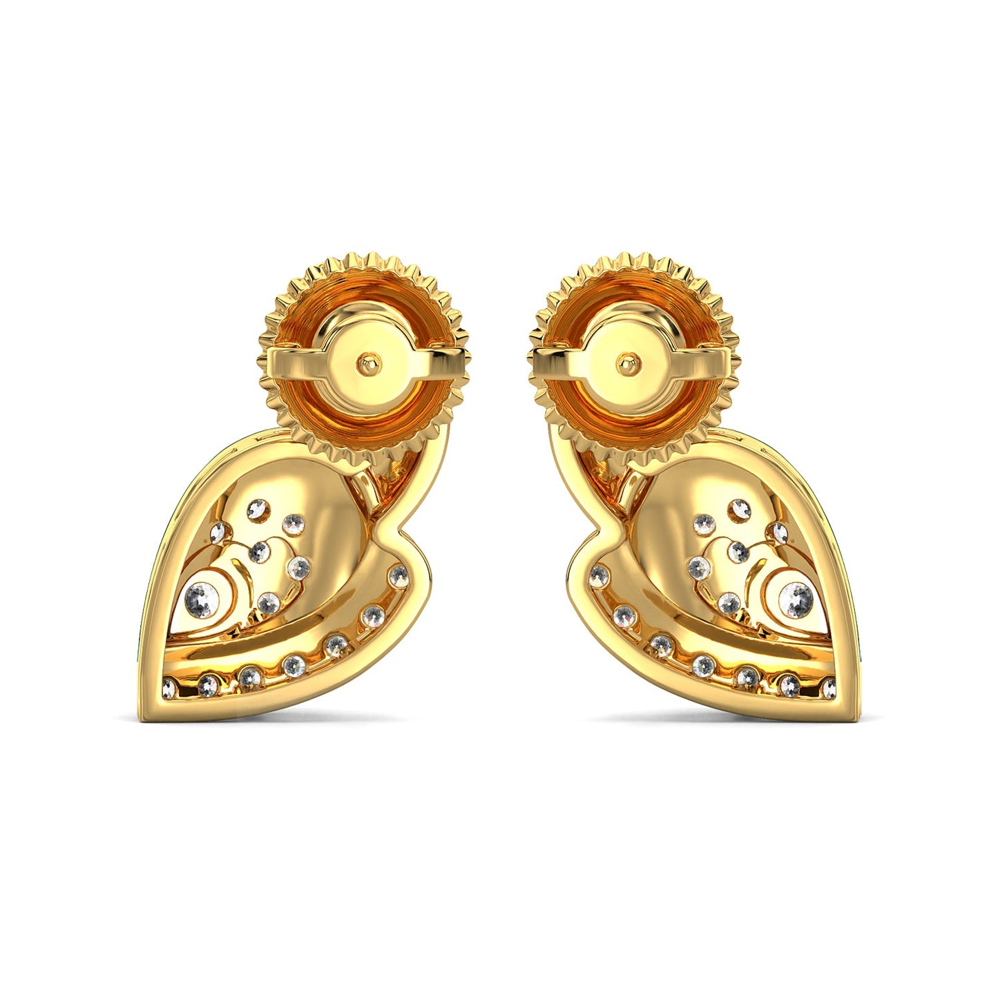 Vibrant Vanity Earrings-Yellow Gold