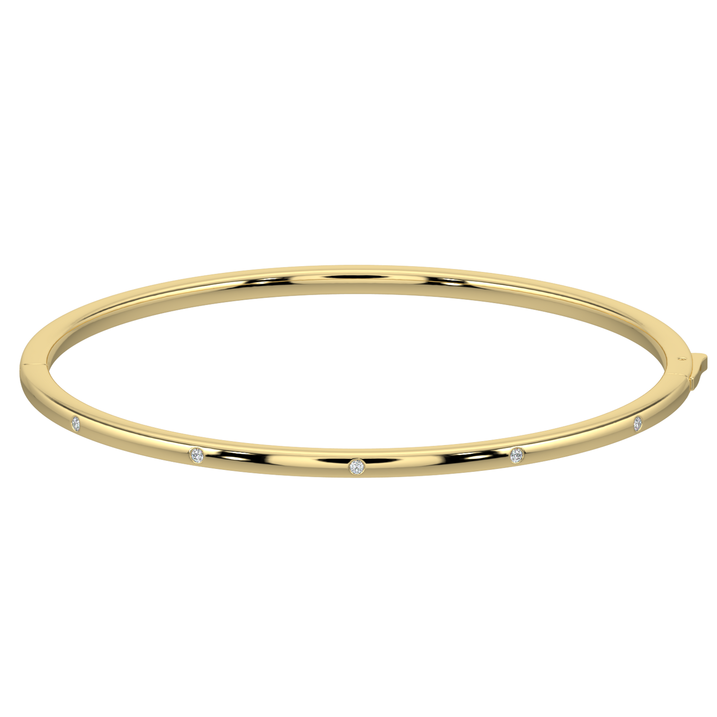 Modern Diamond Bracelet-Yellow Gold