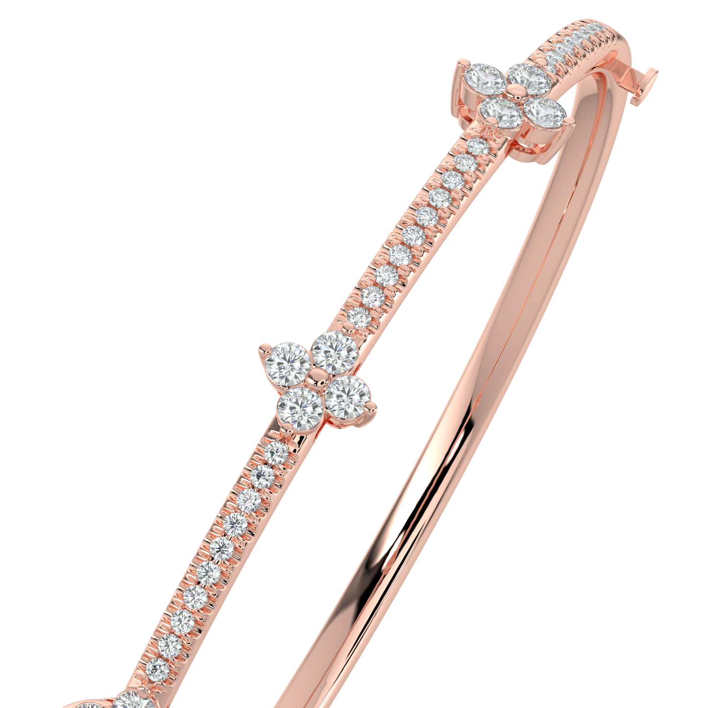 Sparkling Diamond Bracelet-Rose Gold