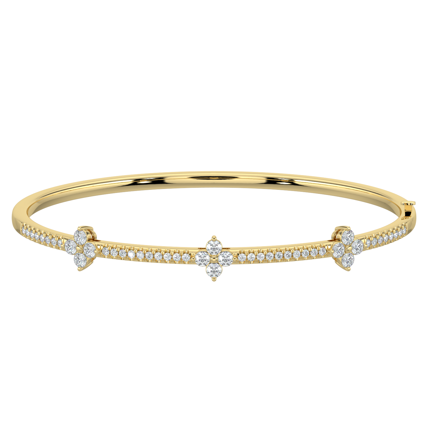 Sparkling Diamond Bracelet-Yellow Gold