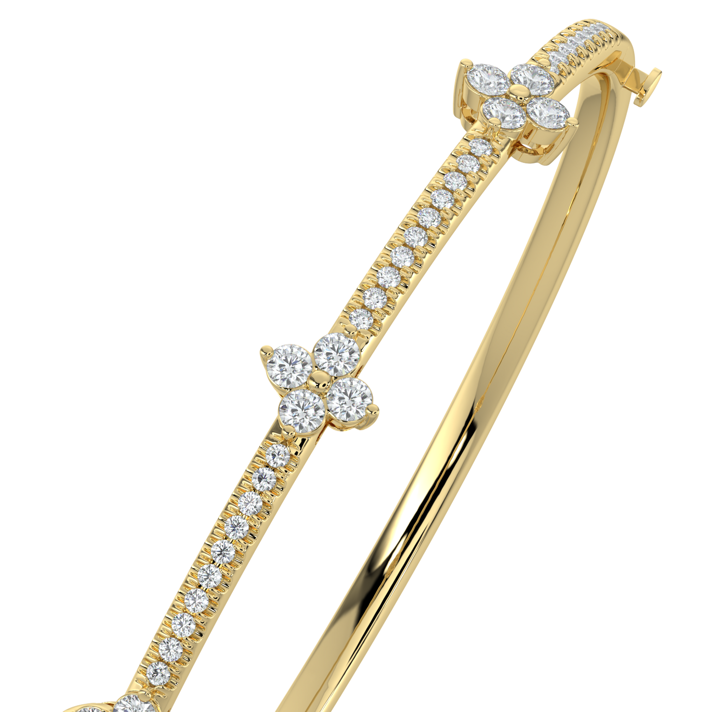 Sparkling Diamond Bracelet-Yellow Gold