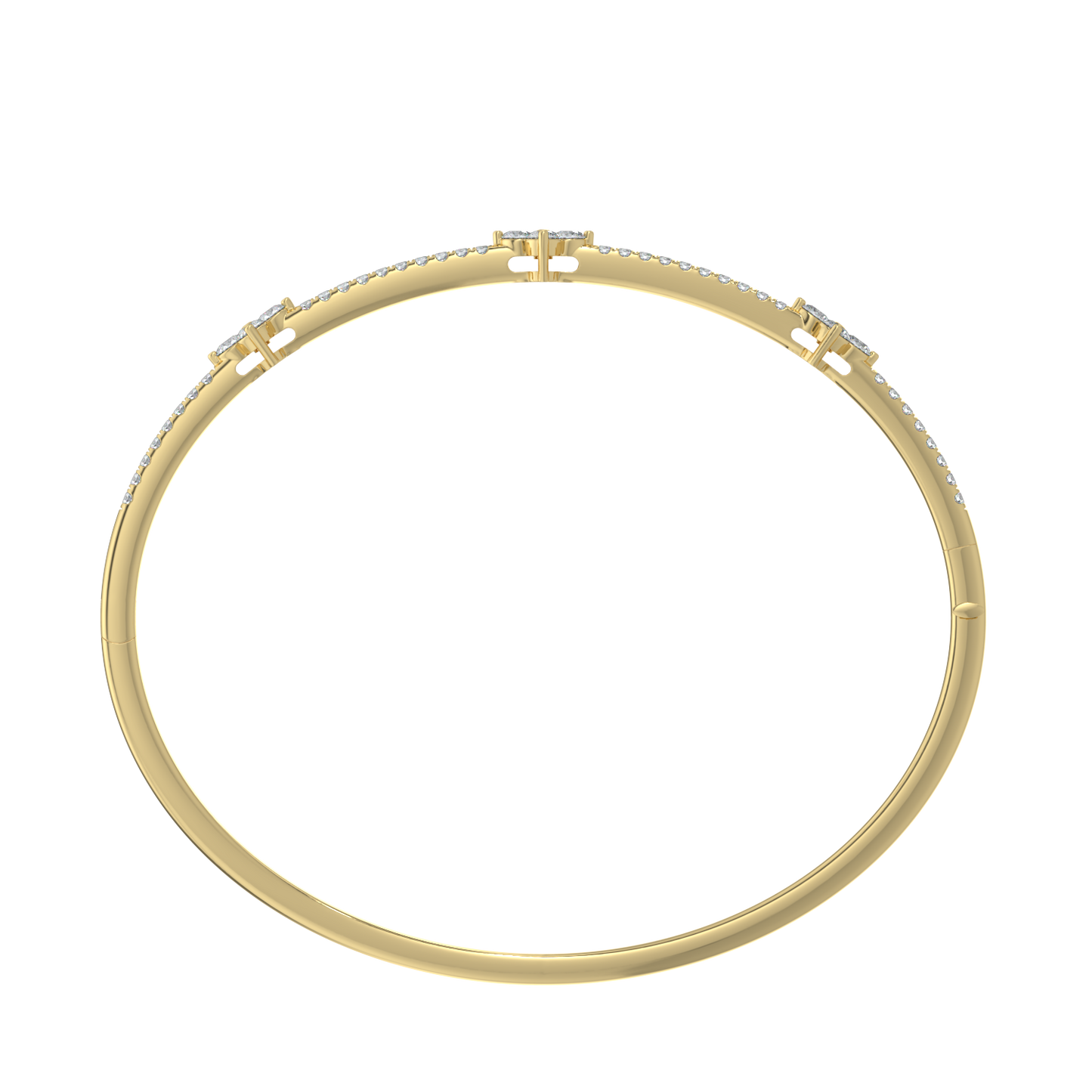 Sparkling Diamond Bracelet-Yellow Gold