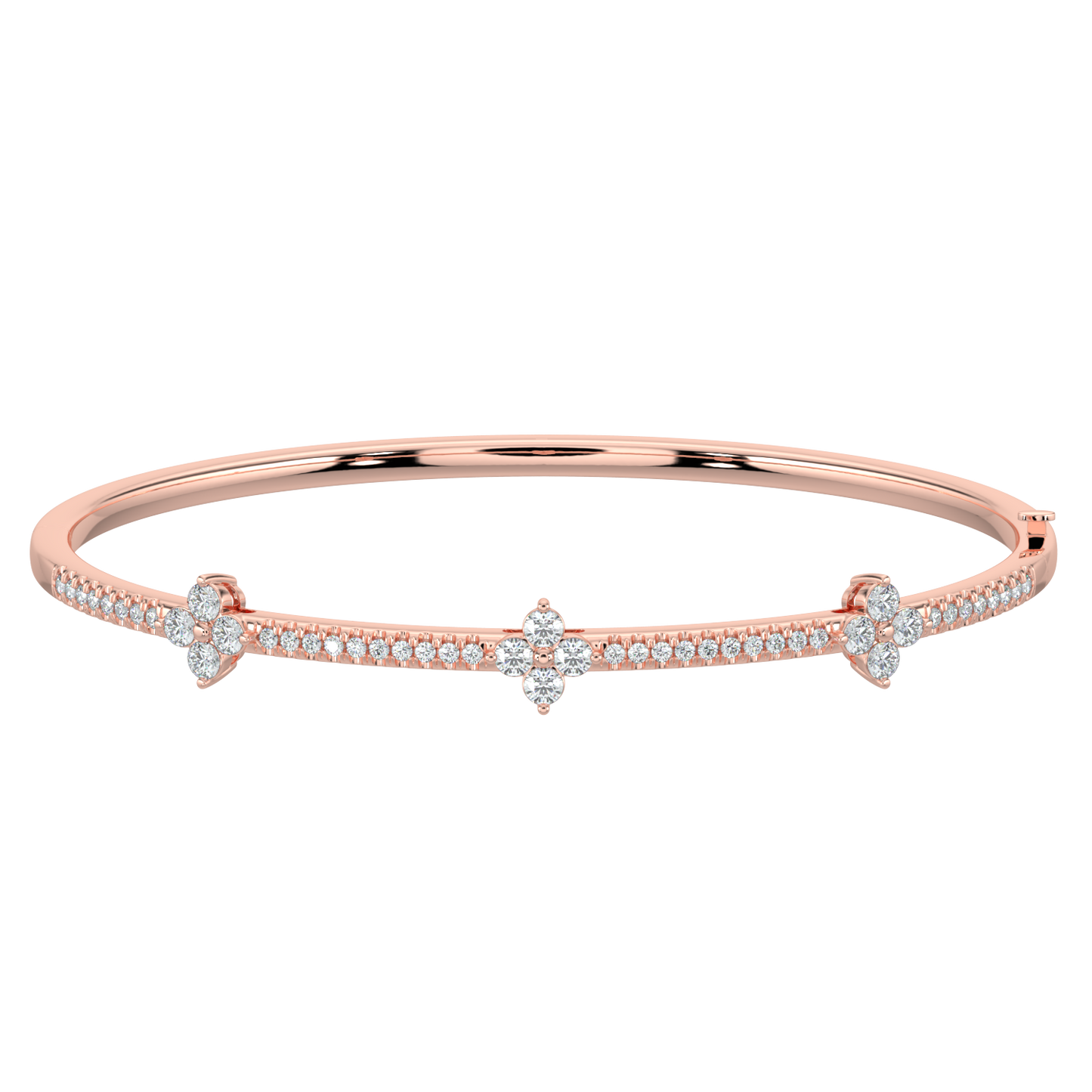 Sparkling Diamond Bracelet-Rose Gold