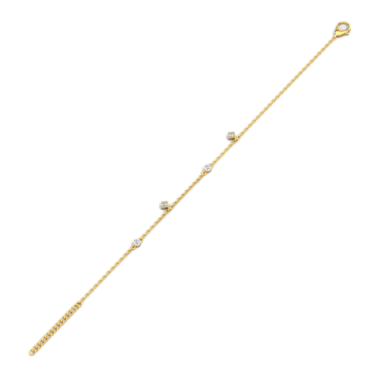Luxe Minimal Bracelet-Yellow Gold