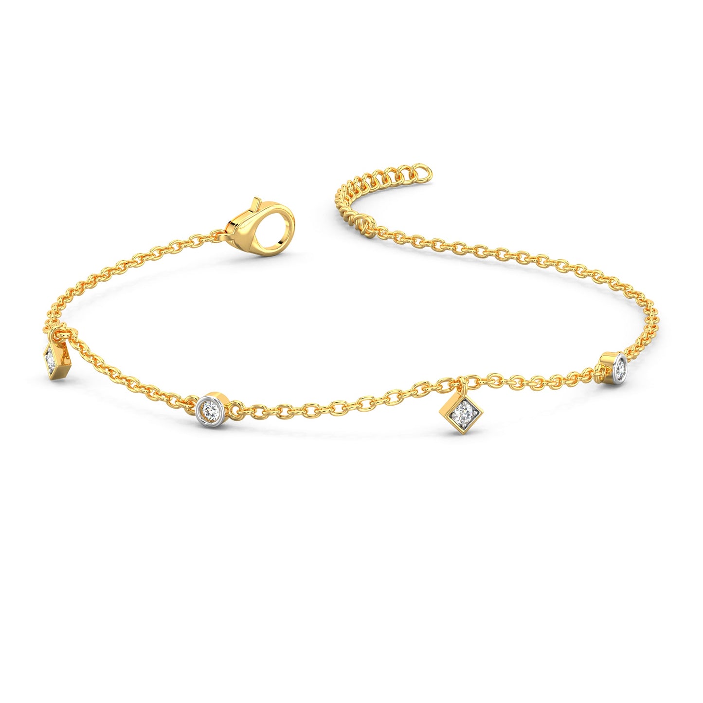 Luxe Minimal Bracelet-Yellow Gold