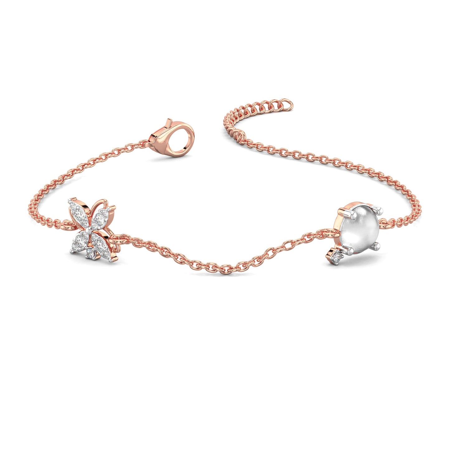 Golden Whisper Bracelet-Rose Gold