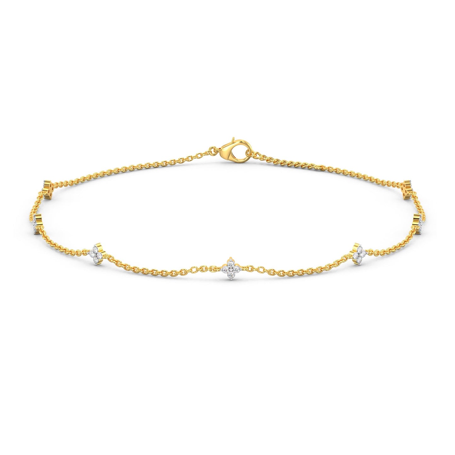 Twinkle Diamond Bracelet-Yellow Gold