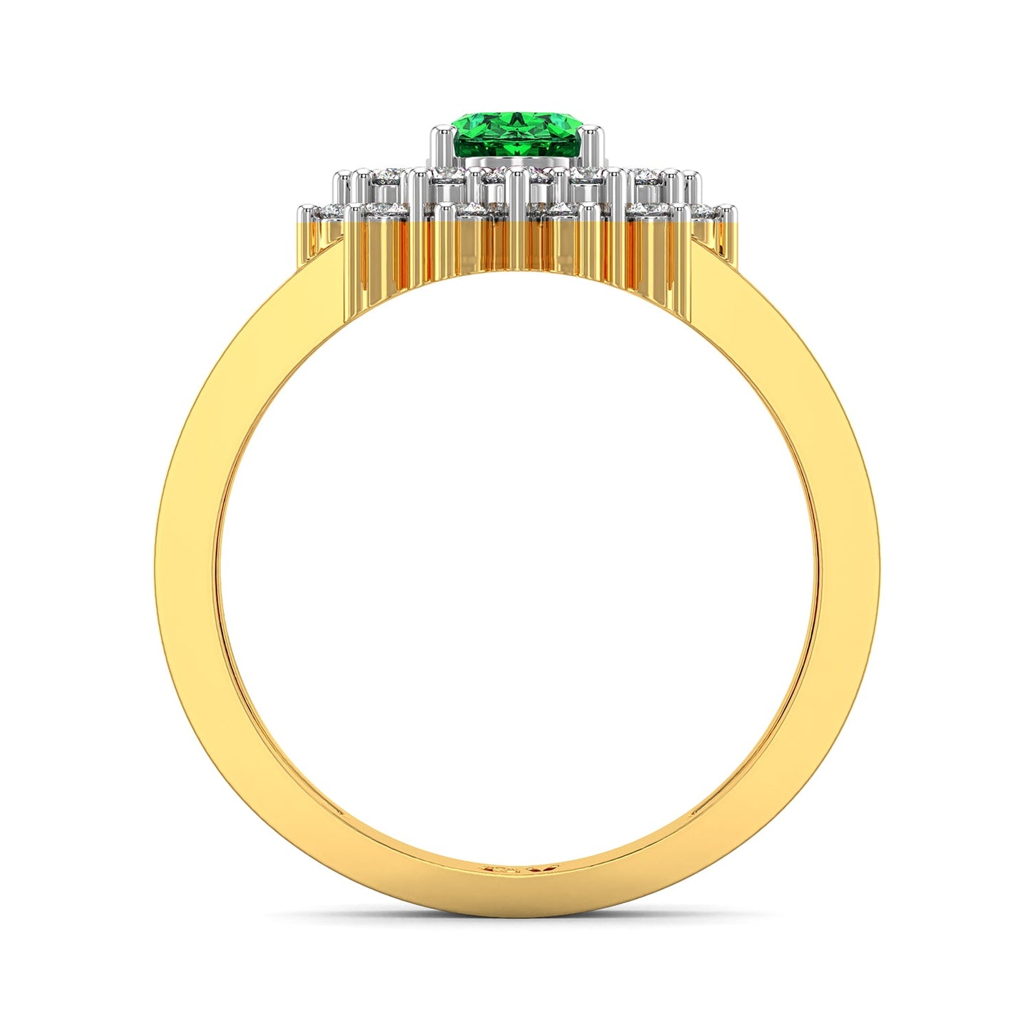 Horizon Green Gemstone Ring