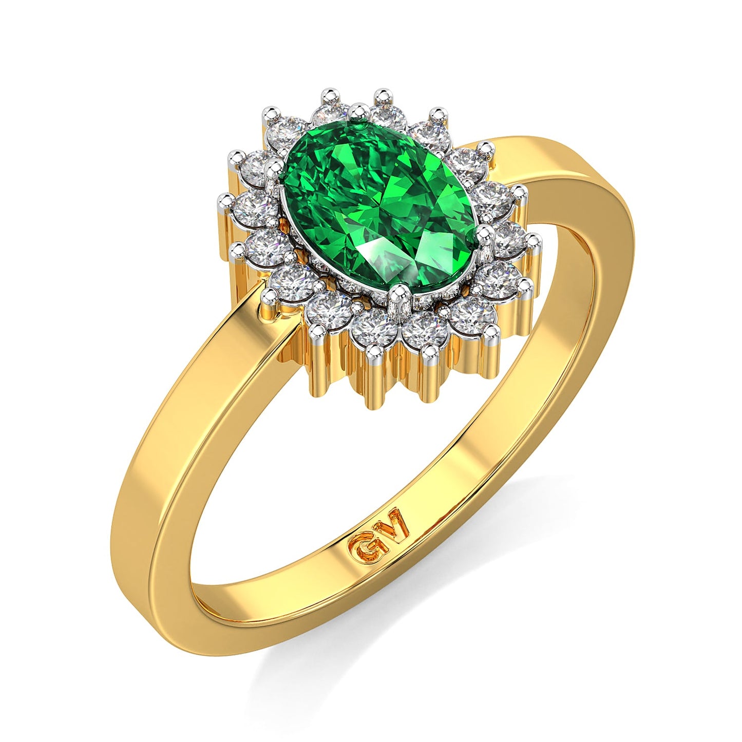 Celadon Charm Gemstone Ring