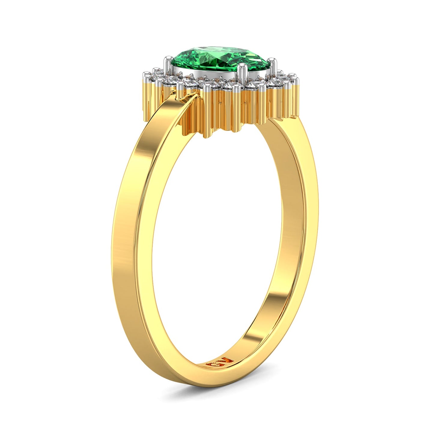 Celadon Charm Gemstone Ring