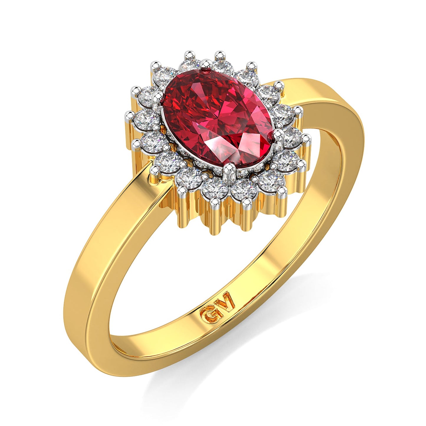 Ruby Whispers Gemstone Ring