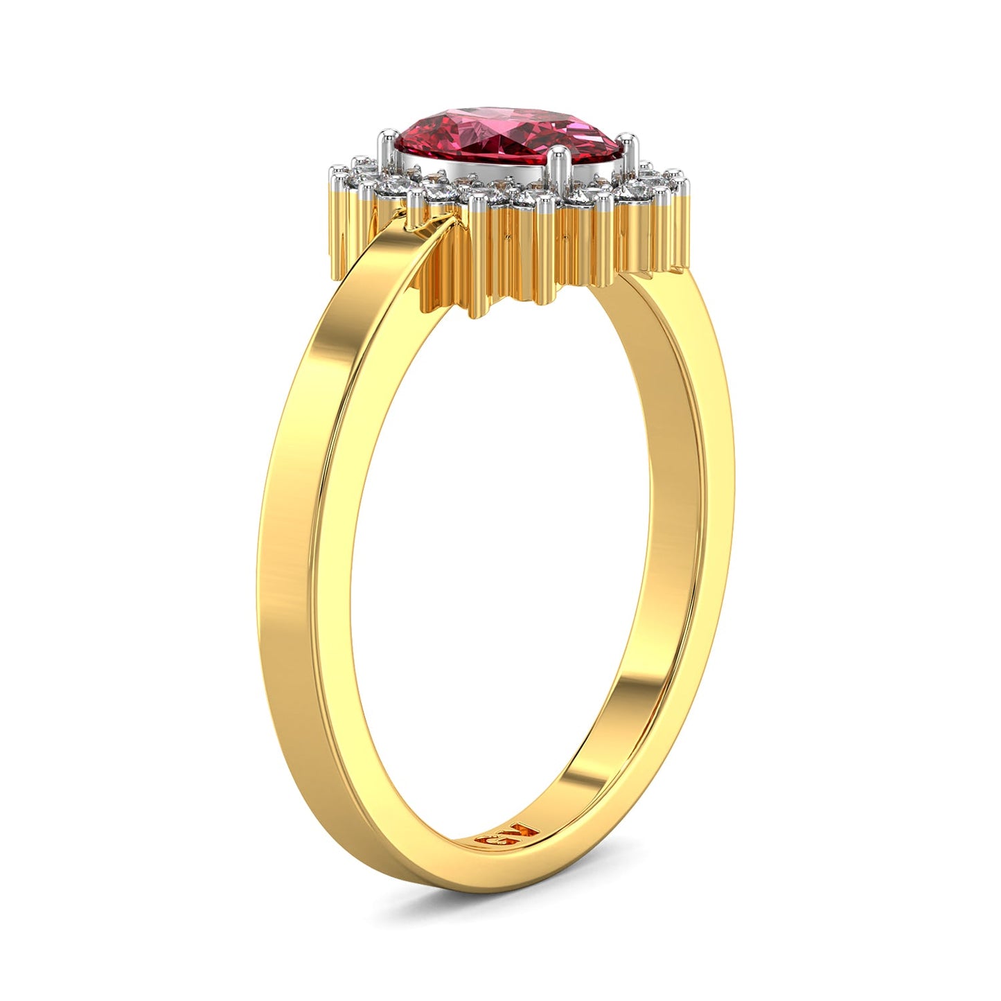 Ruby Whispers Gemstone Ring