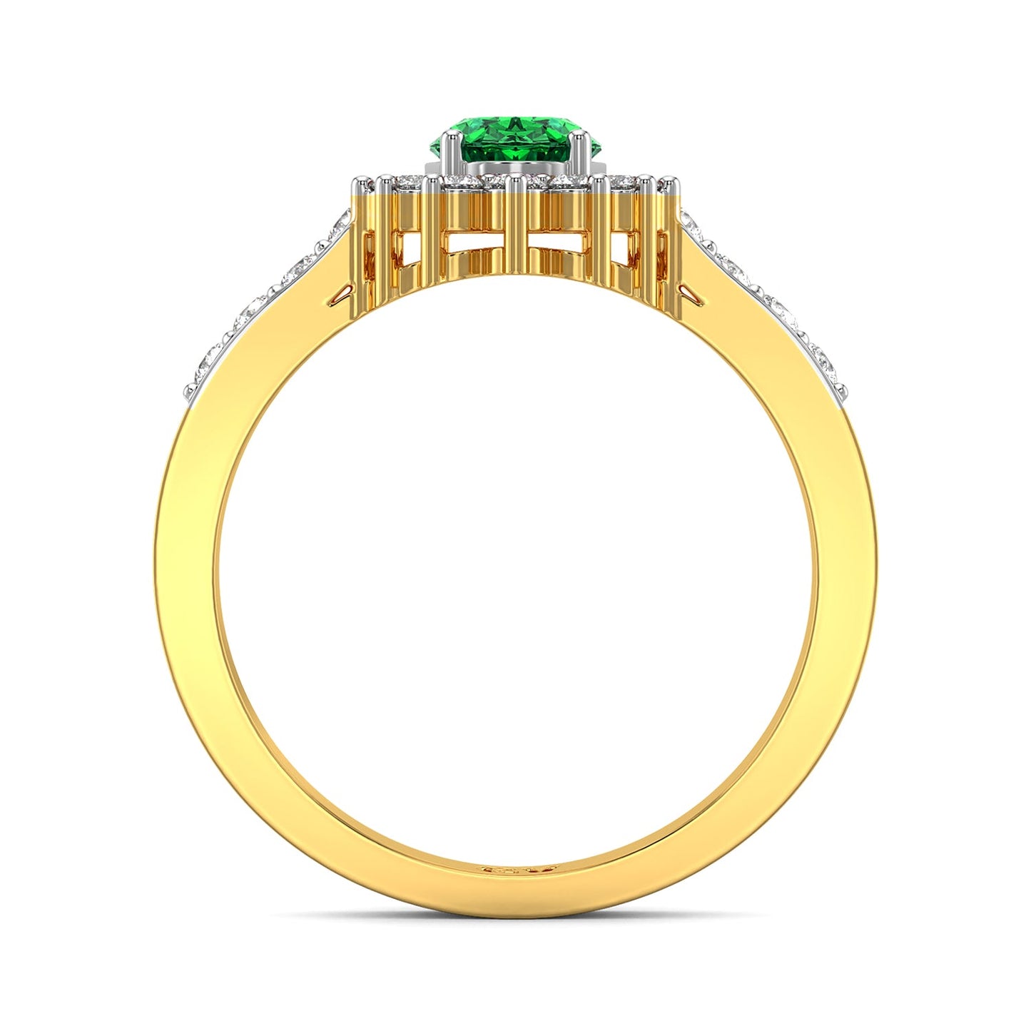 Emerald Elegance Gemstone Ring