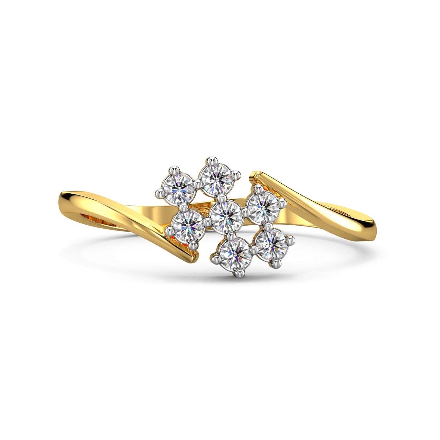 Twinkle Diamond Ring-Yellow Gold