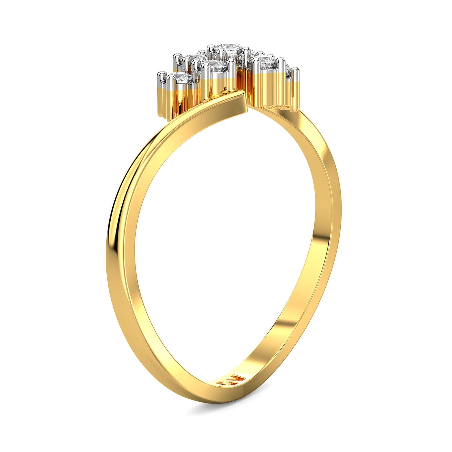 Twinkle Diamond Ring-Yellow Gold
