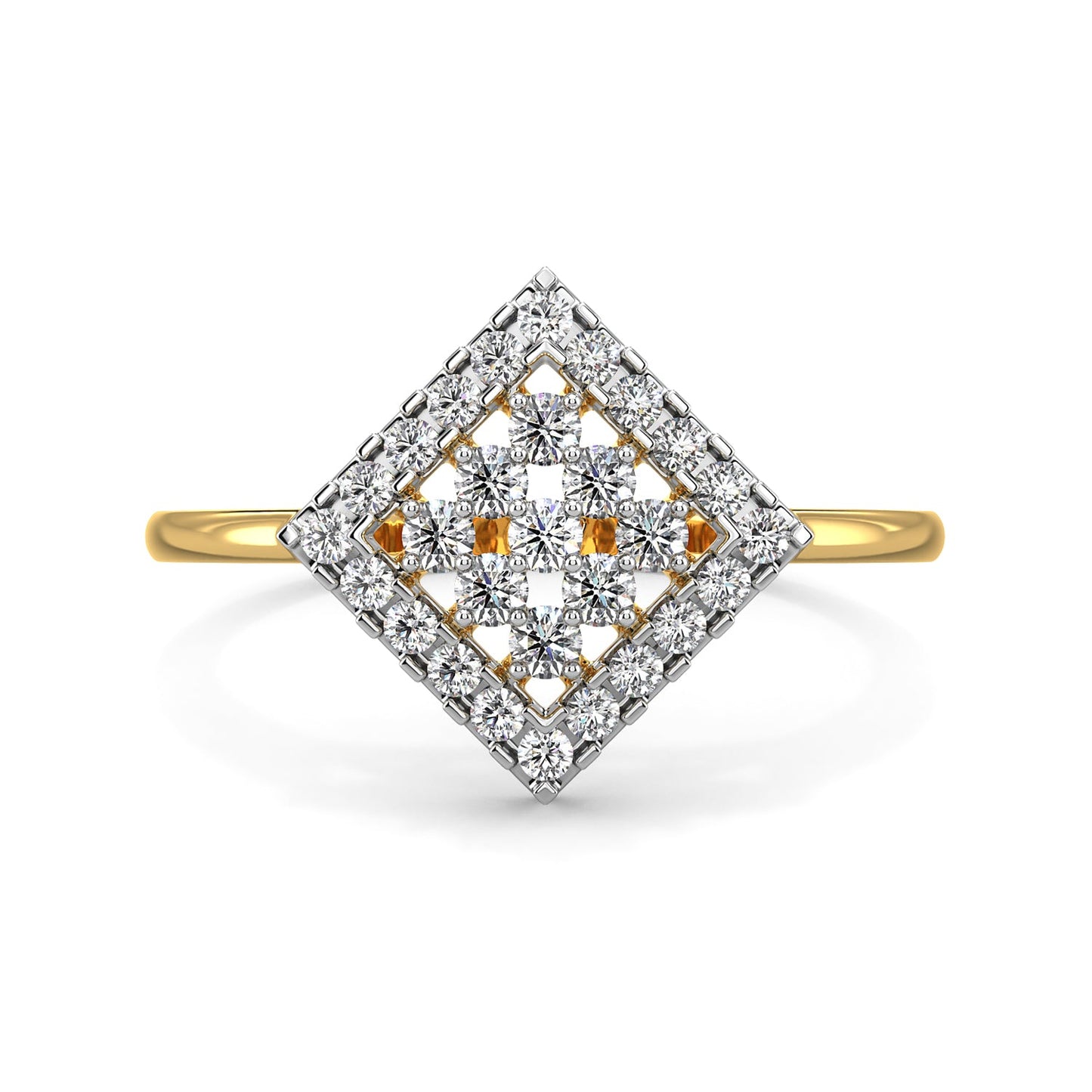 Whispers Diamond Ring-Yellow Gold