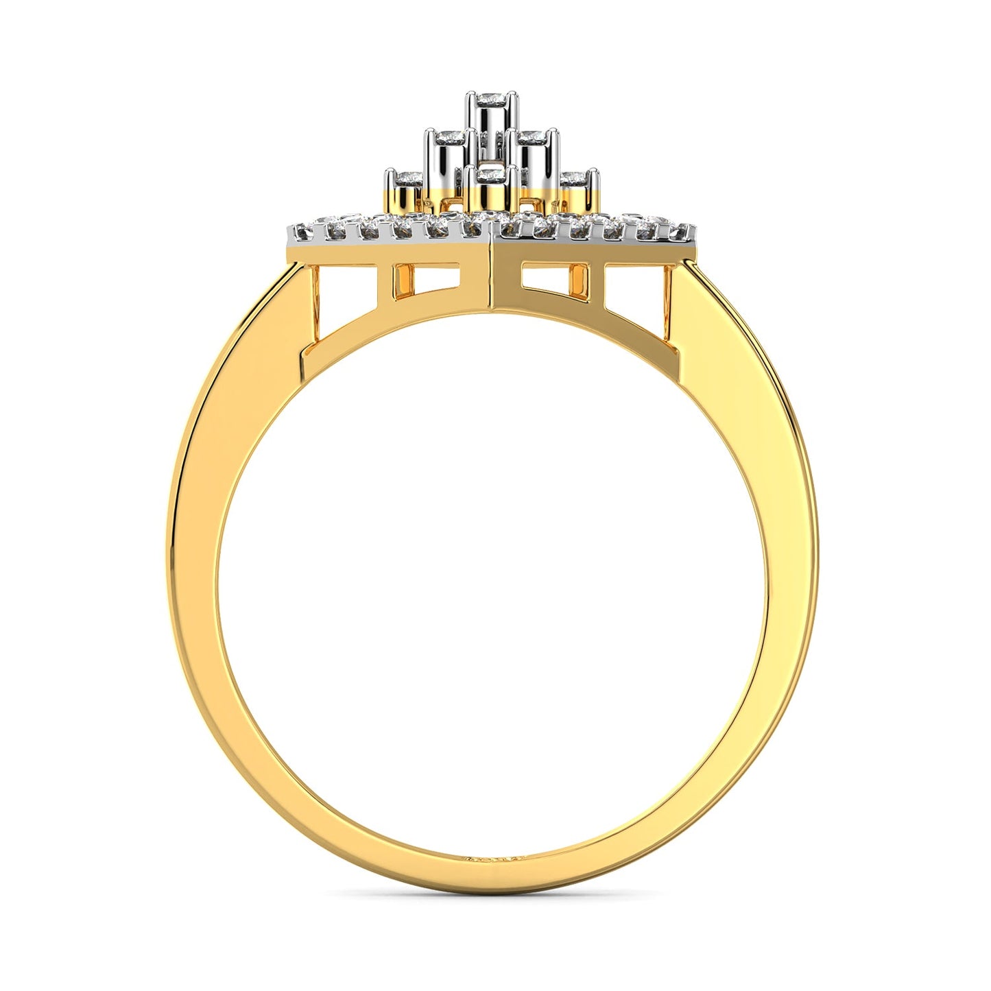 Whispers Diamond Ring-Yellow Gold