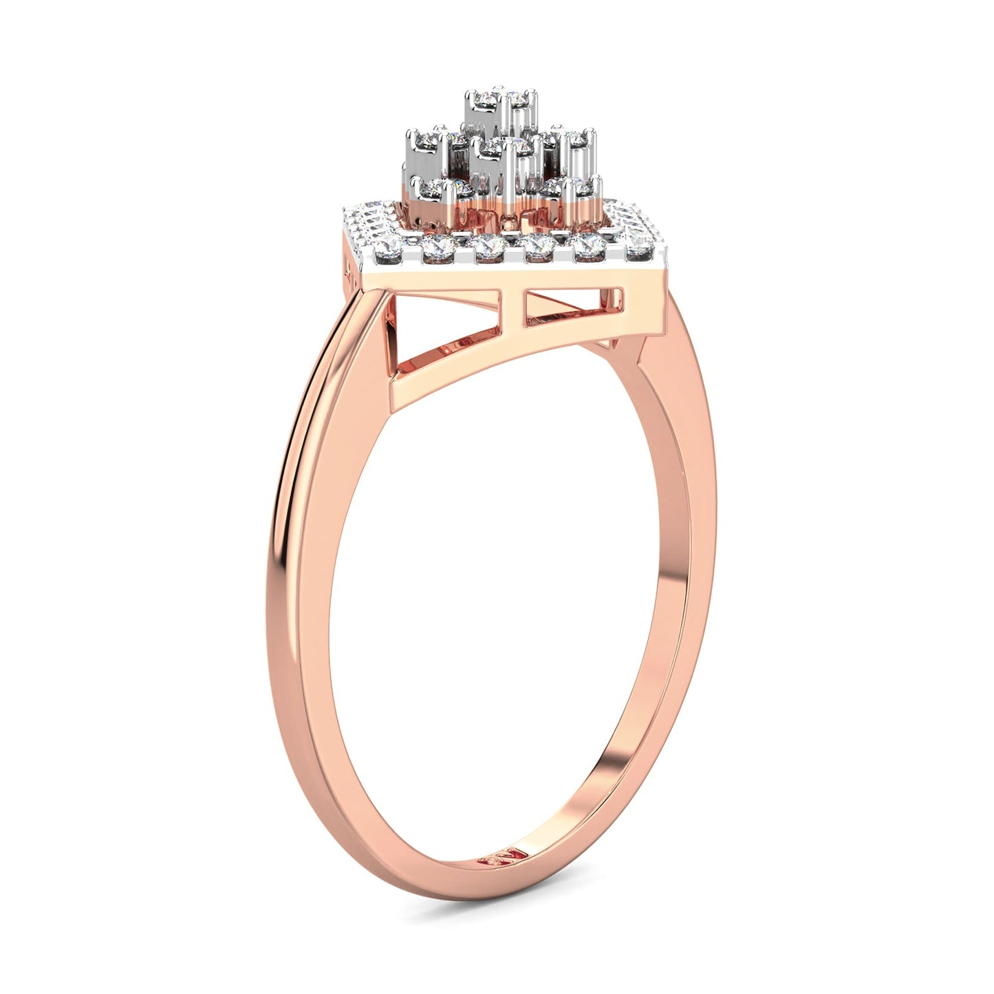 Whispers Diamond Ring-Rose Gold