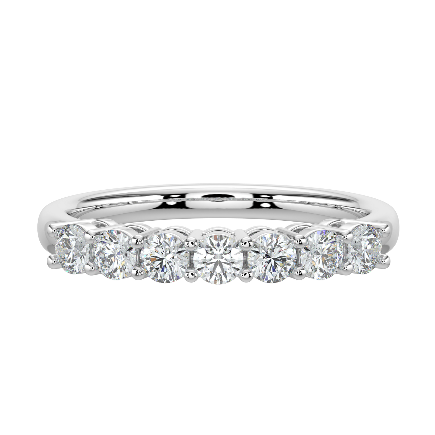 Timeless Diamond Band-White Gold