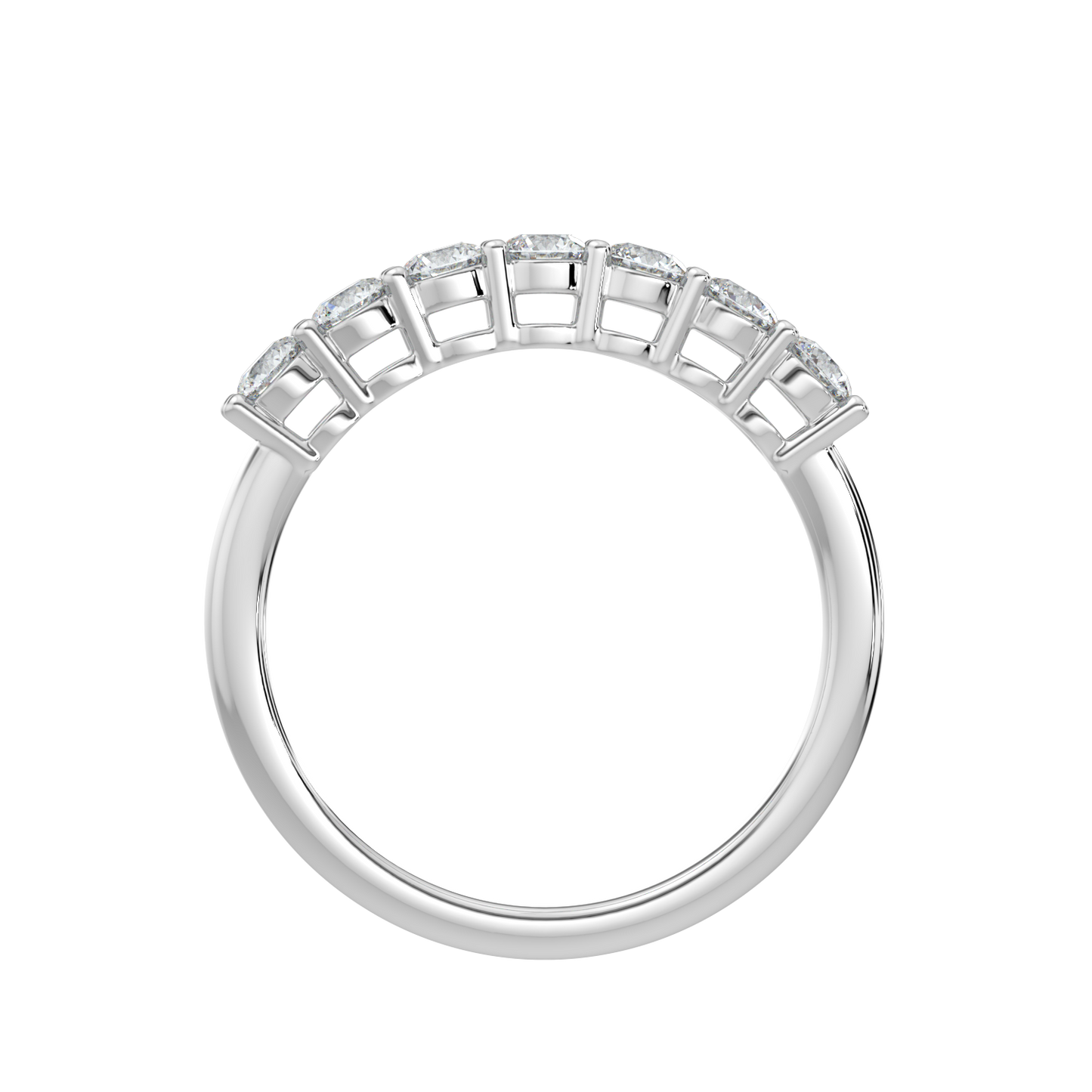 Timeless Diamond Band-White Gold