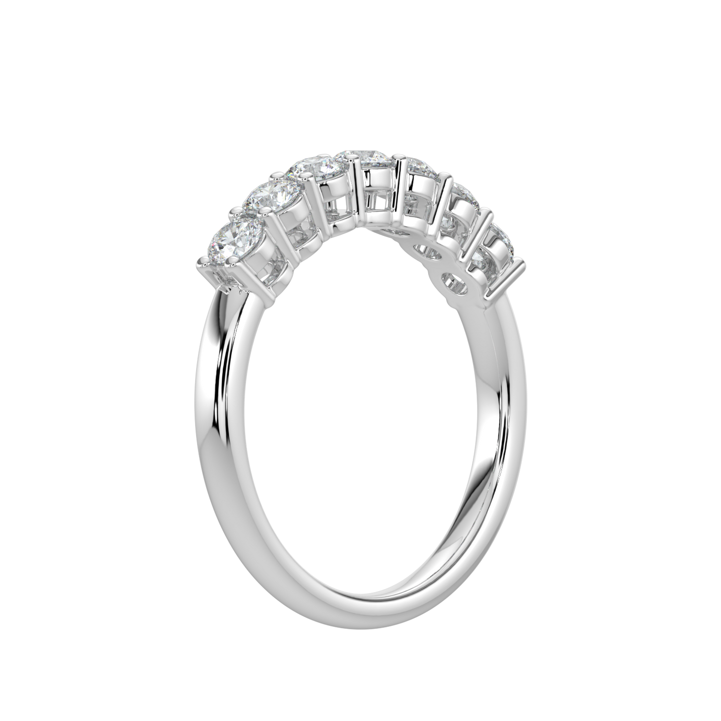 Timeless Diamond Band-White Gold