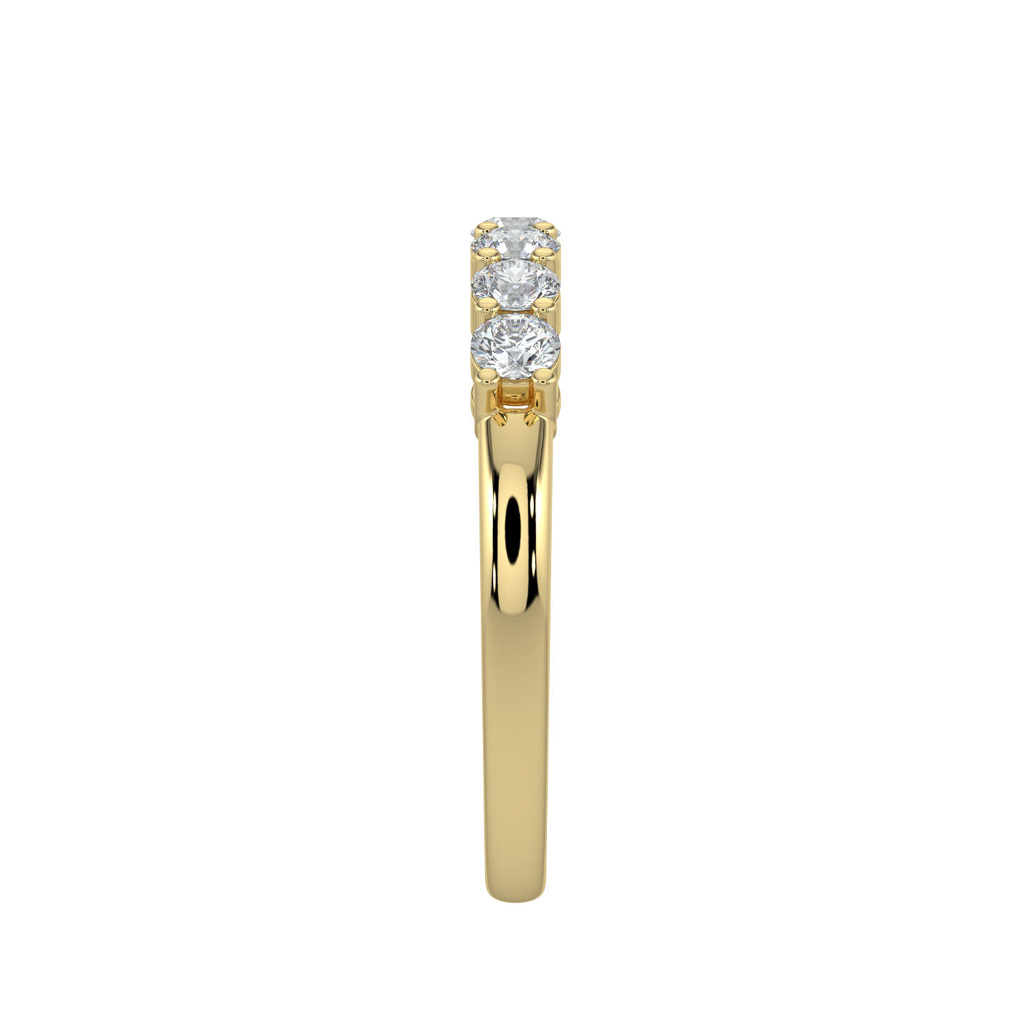 Timeless Diamond Band-Yellow Gold