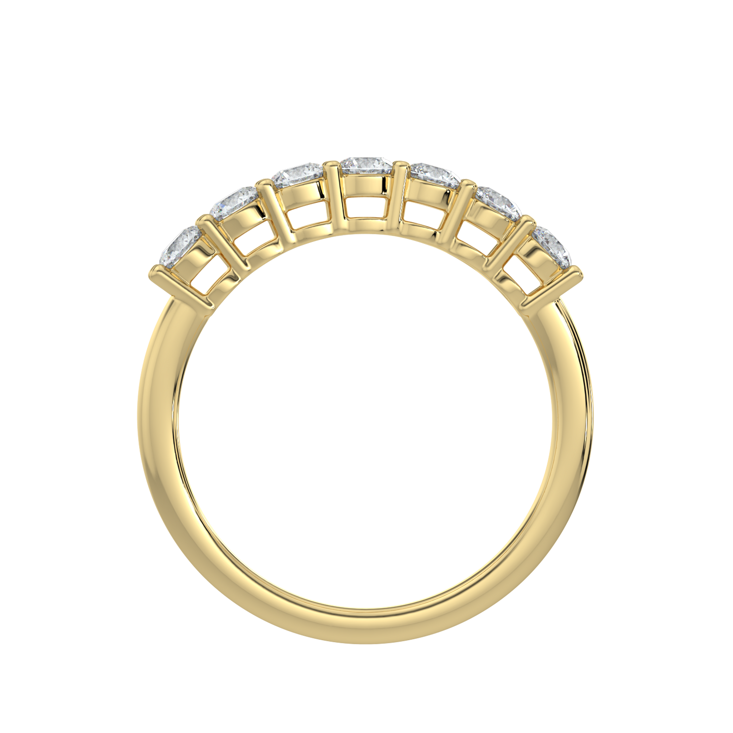 Timeless Diamond Band-Yellow Gold