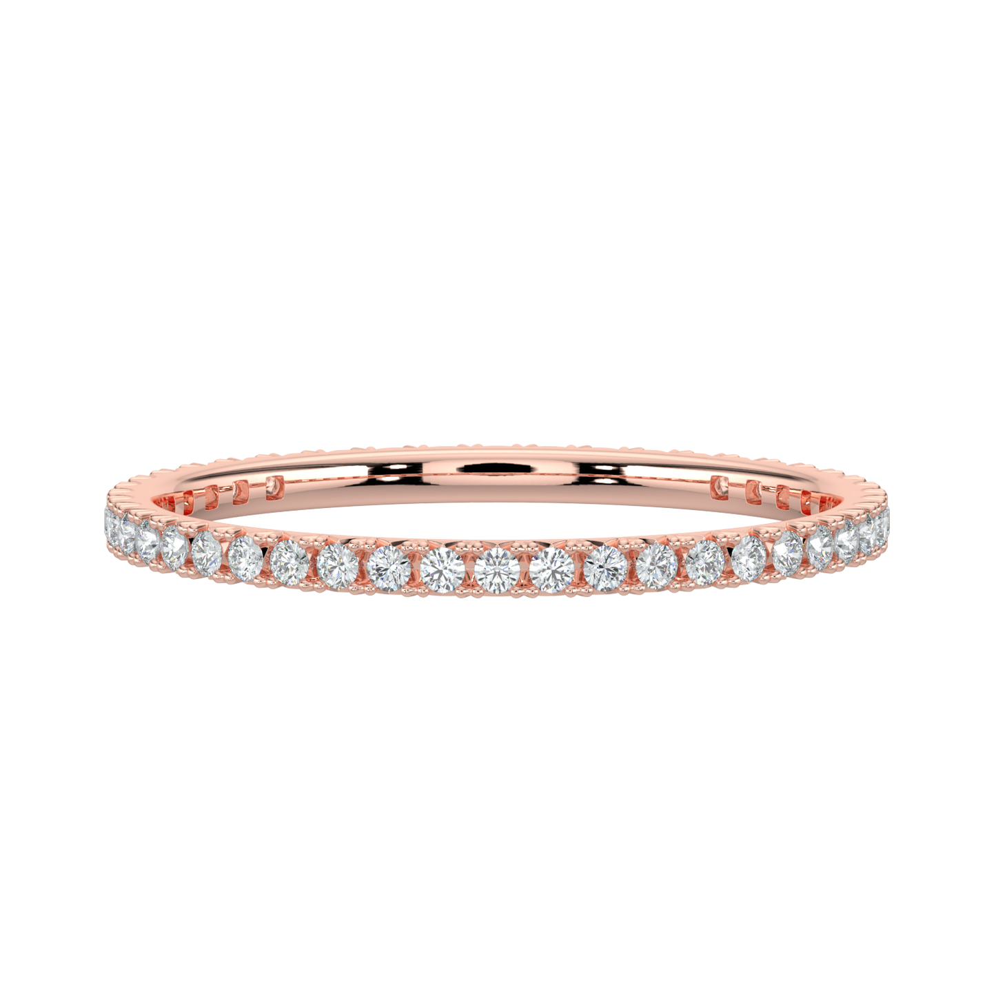 Forever Diamond Band-Rose Gold