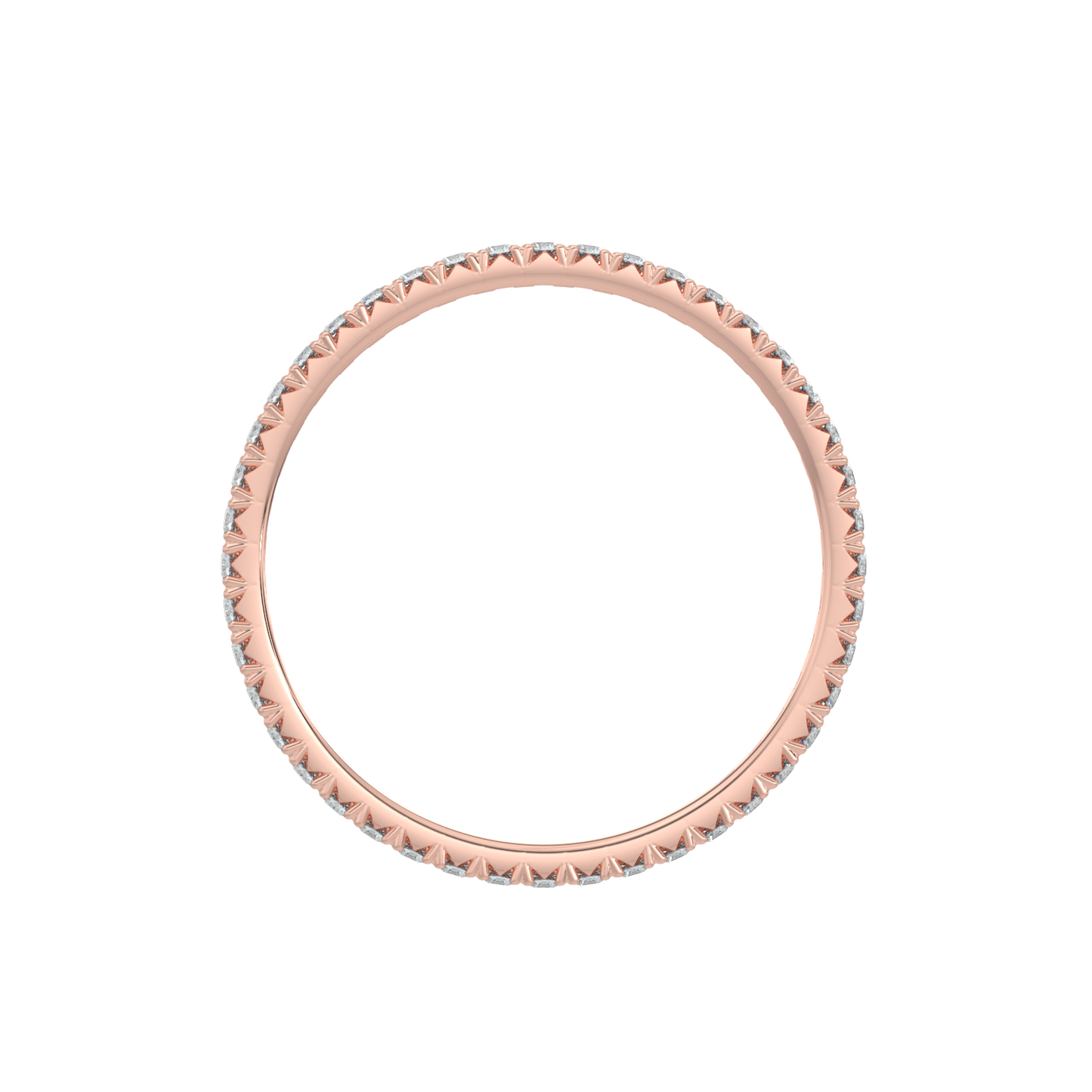 Forever Diamond Band-Rose Gold