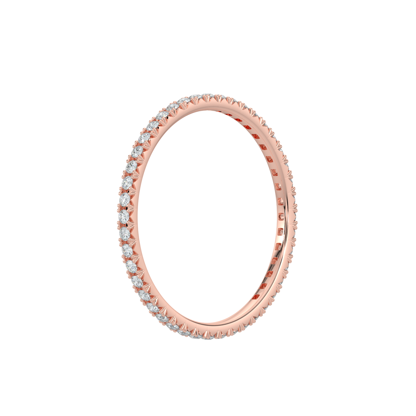 Forever Diamond Band-Rose Gold
