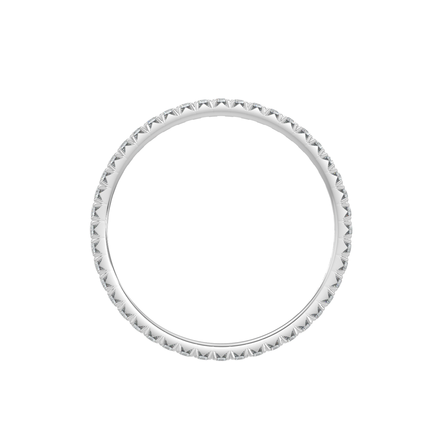 Forever Diamond Band-White Gold