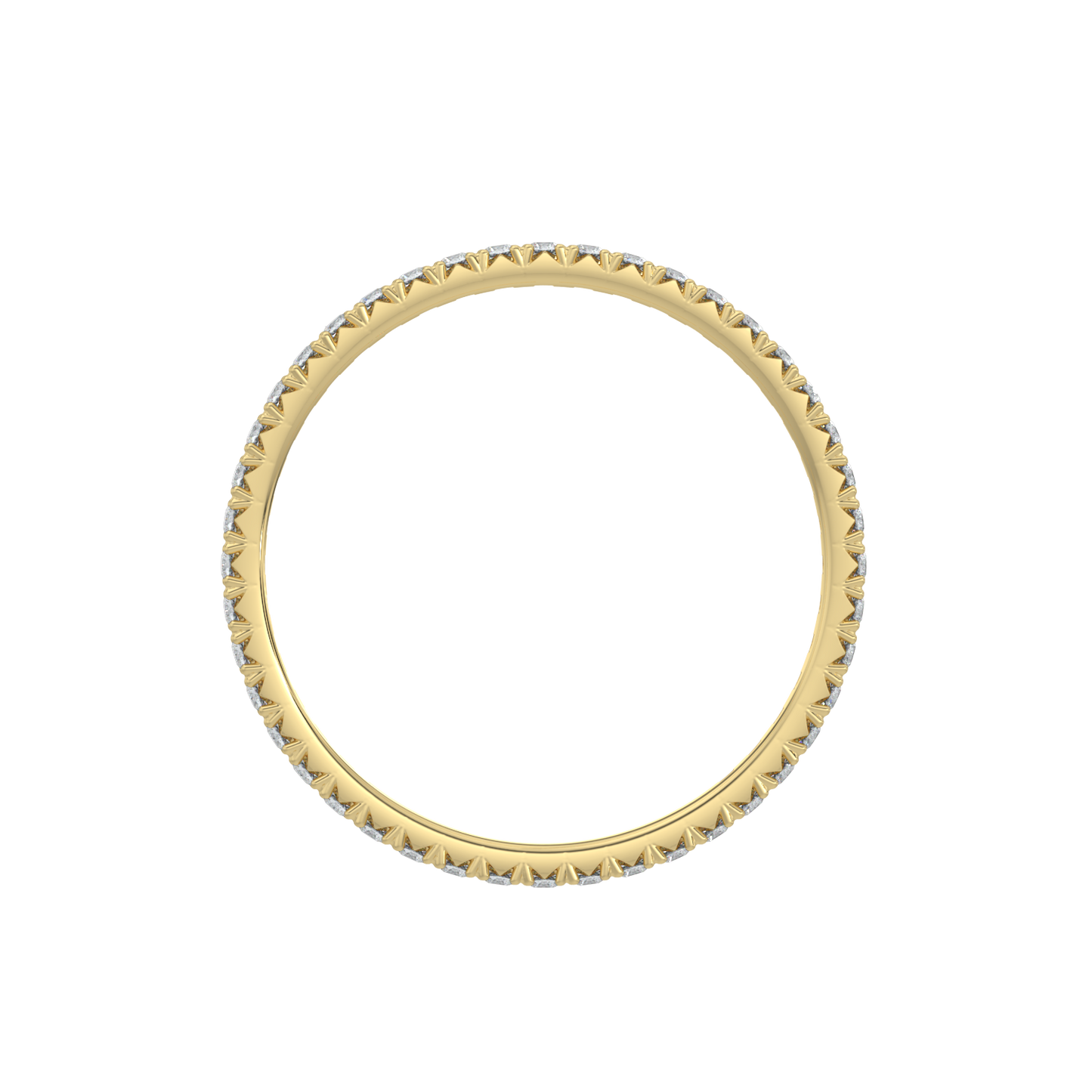 Forever Diamond Band-Yellow Gold