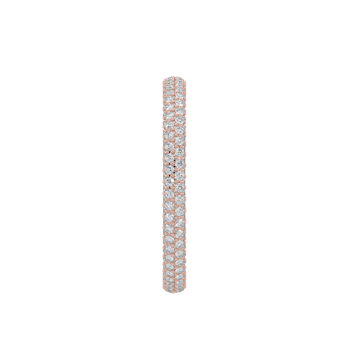 Twinkling Diamond Band-Rose Gold