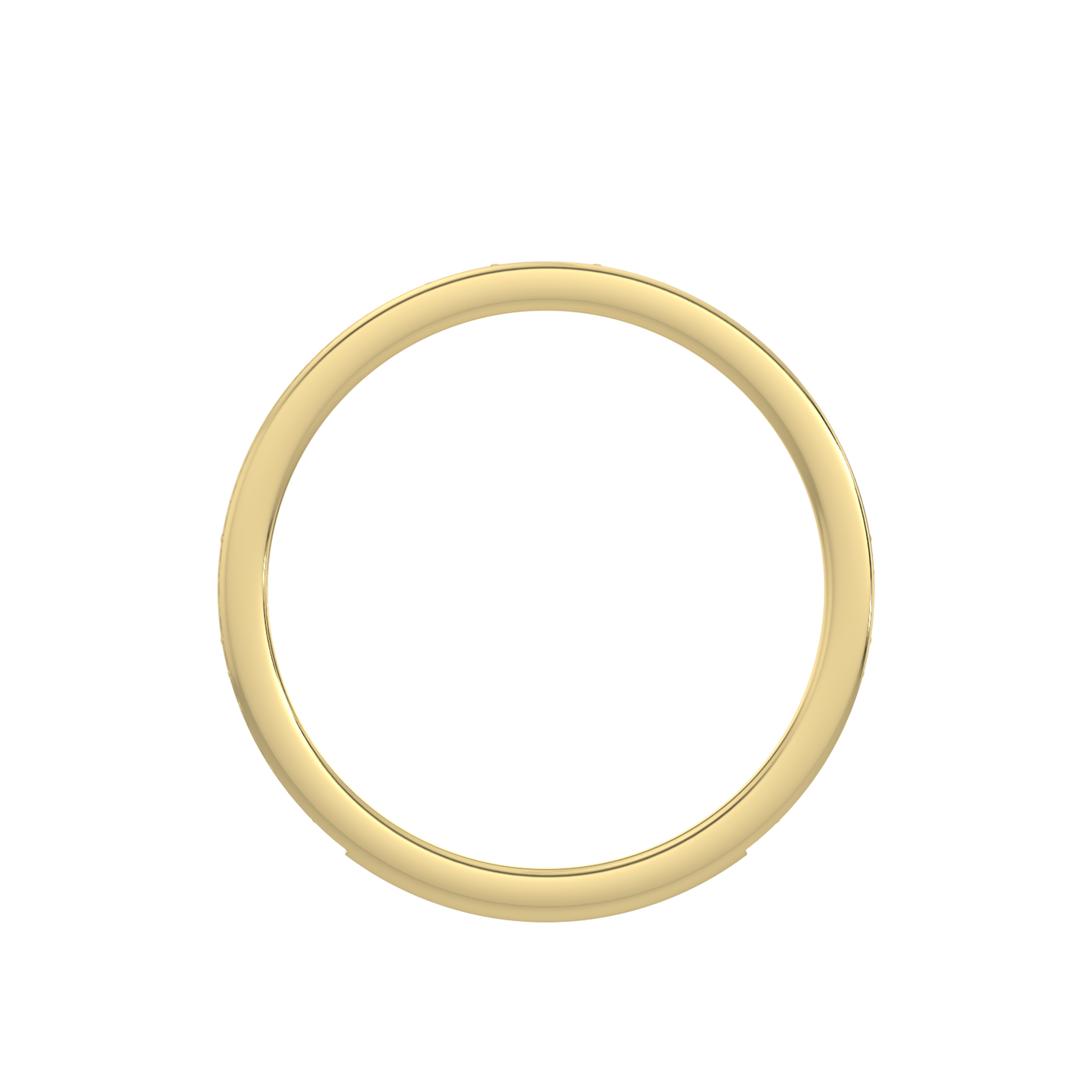 Stackable Diamond Band-Yellow Gold