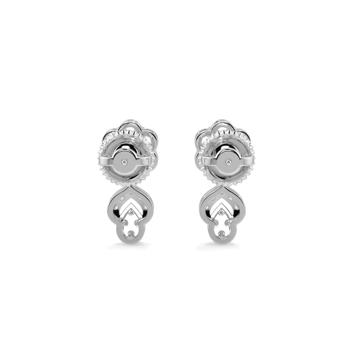 Enchanted Diamond Earrings-White Gold