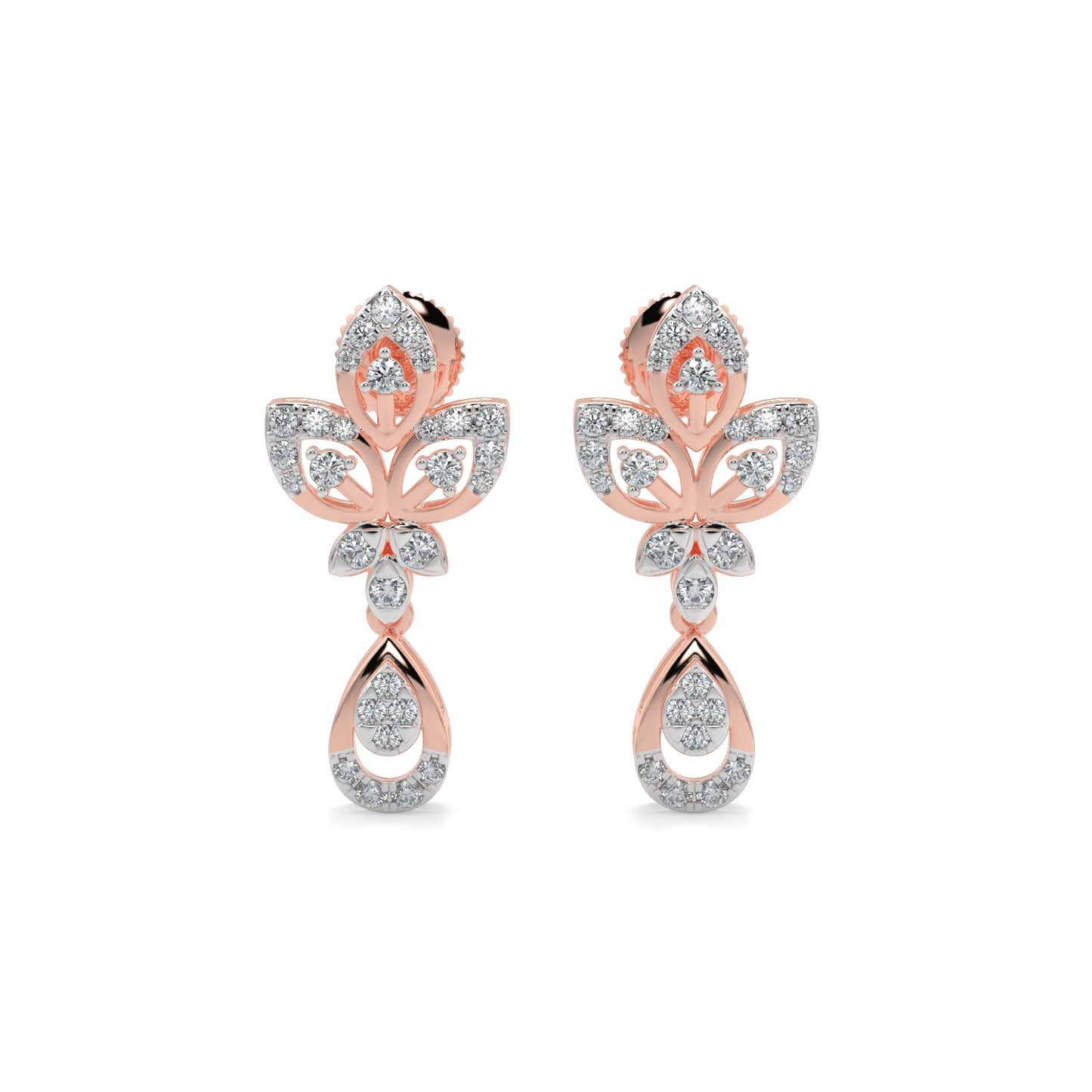 Delicate Charm Earring-Rose Gold