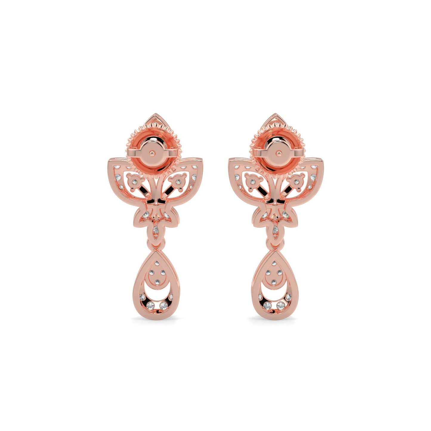 Delicate Charm Earring-Rose Gold