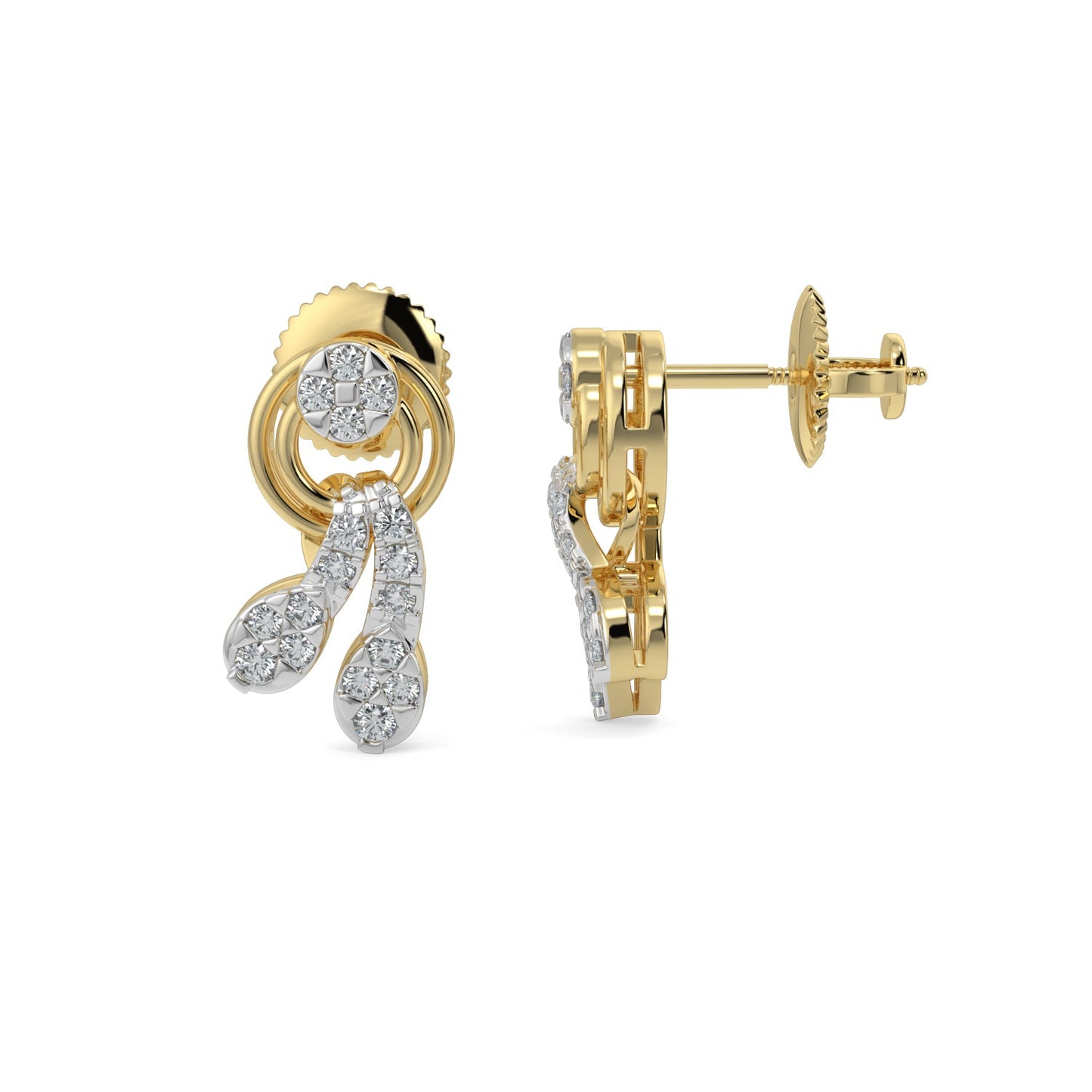 Everyday Charms Earrings-Yellow Gold