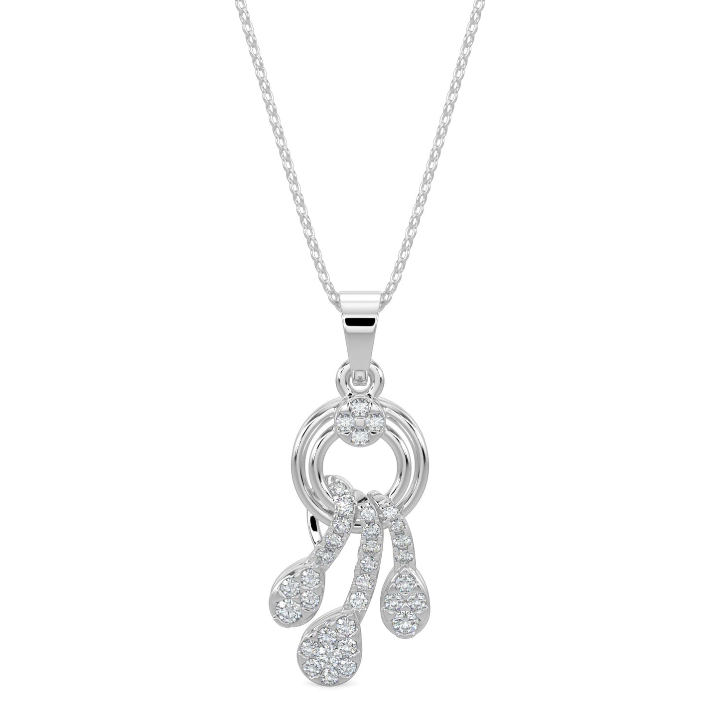 Everyday Charms Pendant-White Gold