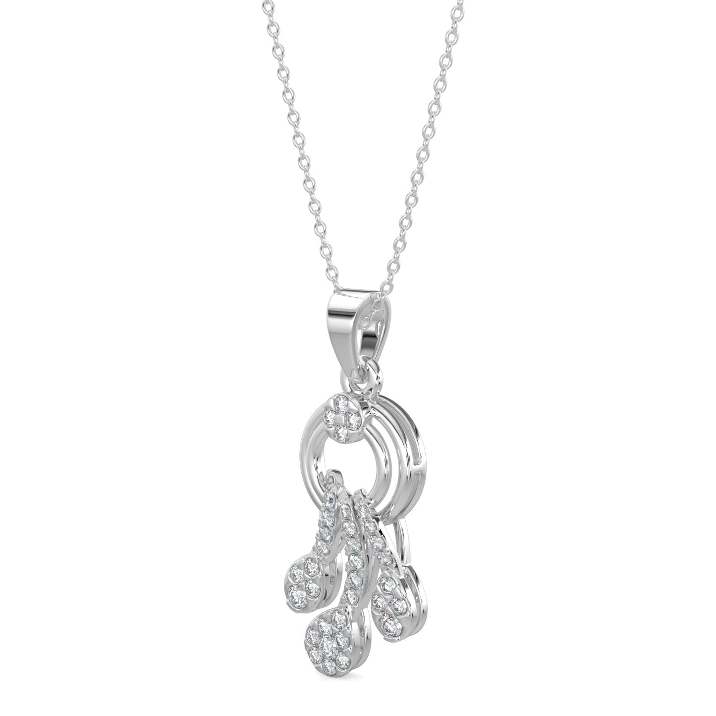 Everyday Charms Pendant-White Gold