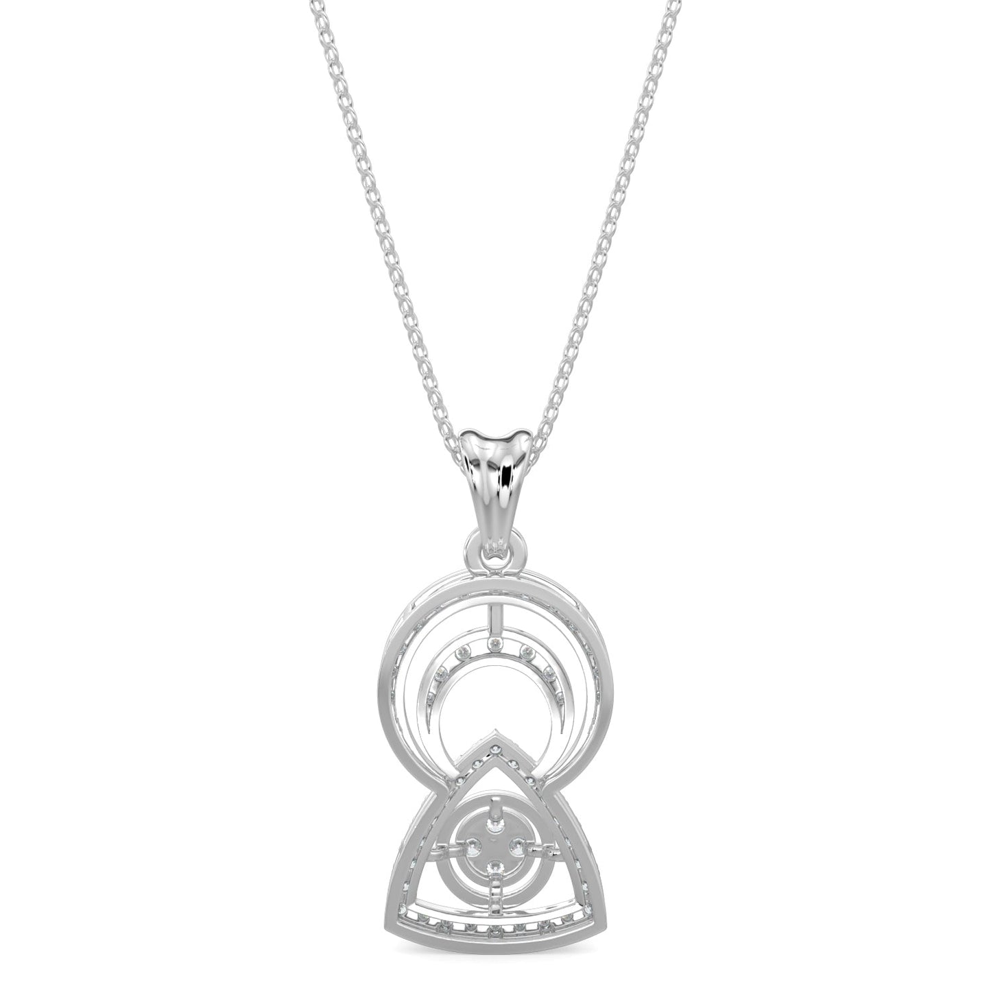 Whisper in Winds Pendant-White Gold