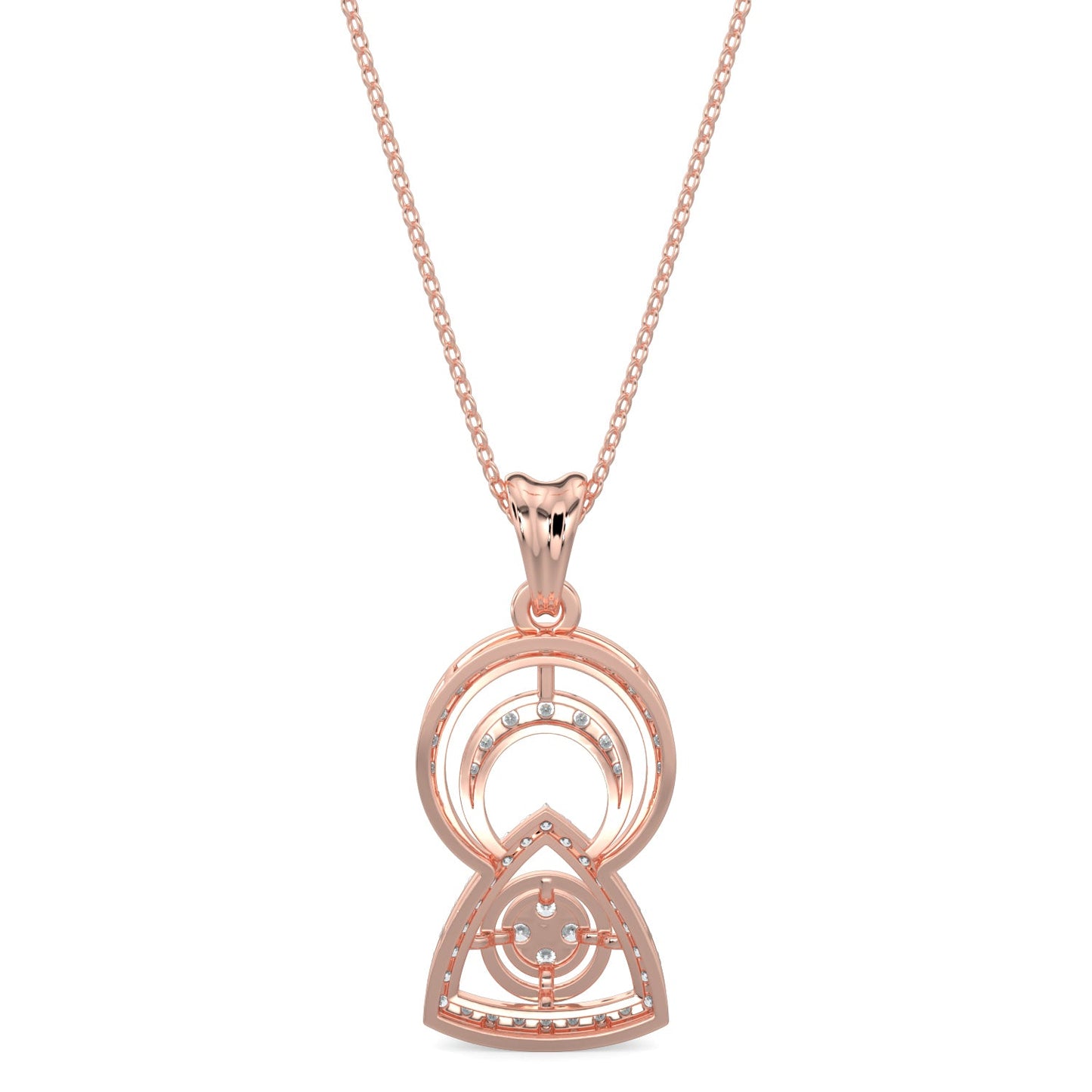 Whisper in Winds Pendant-Rose Gold
