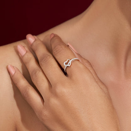 Heart's Symphony Ring-Rose Gold