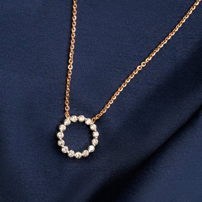 Brilliant Diamond Chain Necklace-Yellow Gold