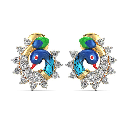 Circlet Splendor Earrings-Yellow Gold