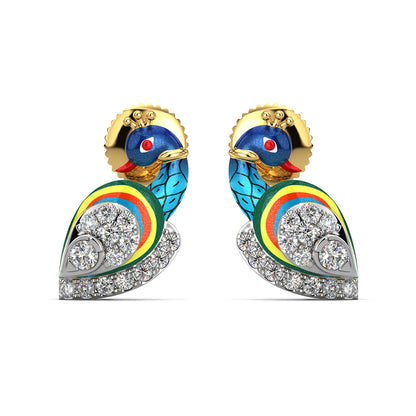 Vibrant Vanity Earrings-Yellow Gold