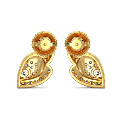 Vibrant Vanity Earrings-Yellow Gold