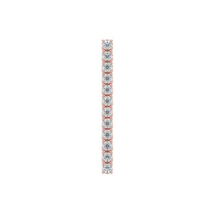 Thread Diamond Earrings-Rose Gold