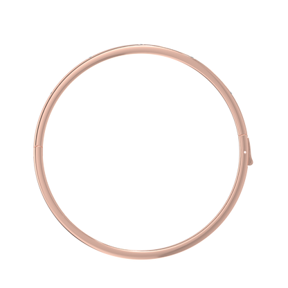 Modern Diamond Bracelet-Rose Gold