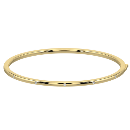 Modern Diamond Bracelet-Yellow Gold